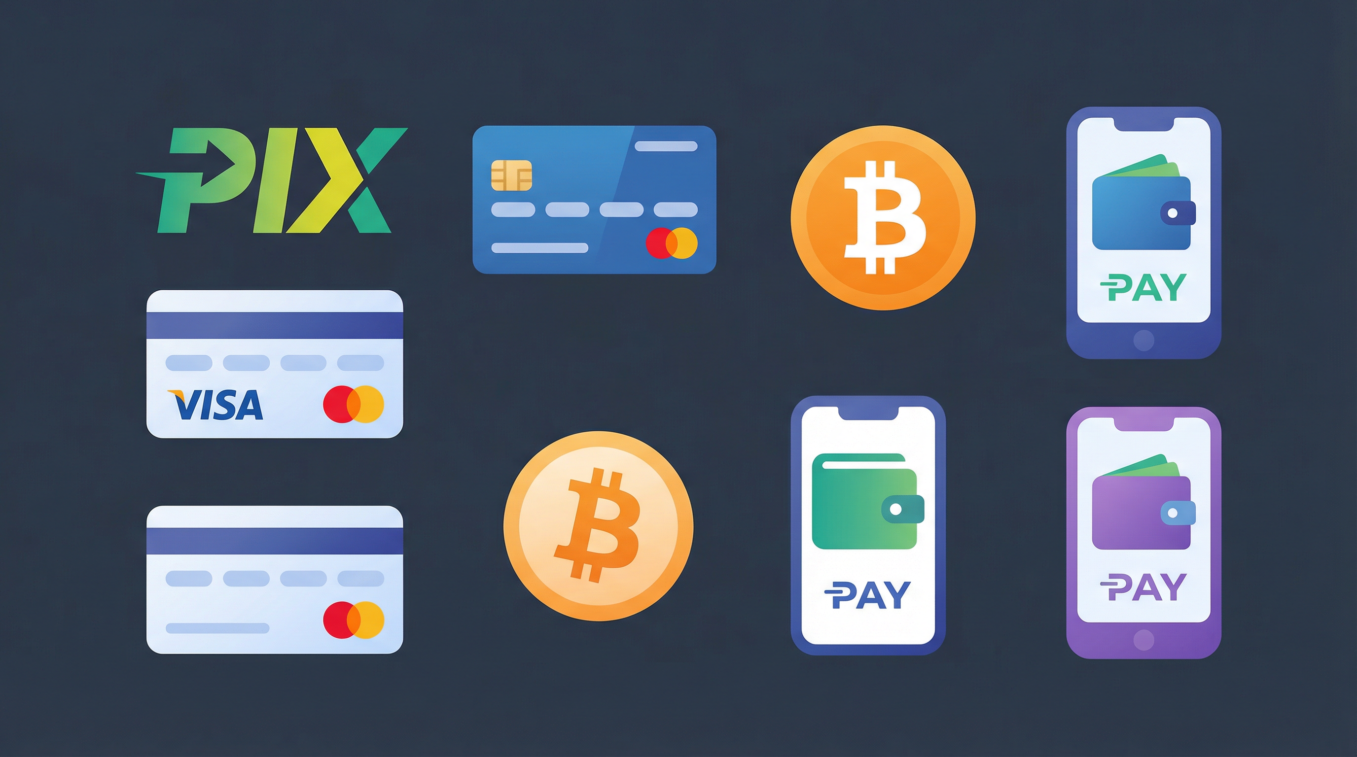 彩票平台支持的支付方式图标